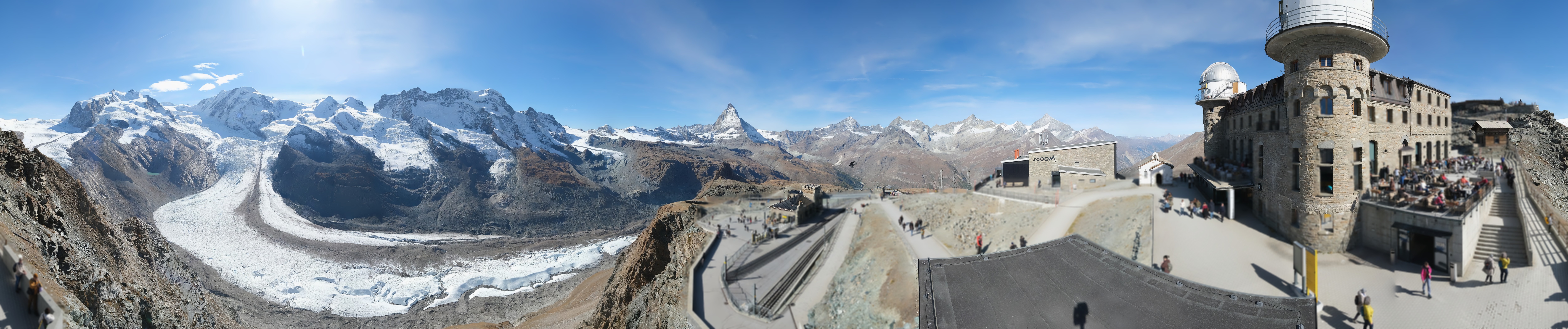 Archiv Foto Webcam Gornergrat Kulm Zermatt