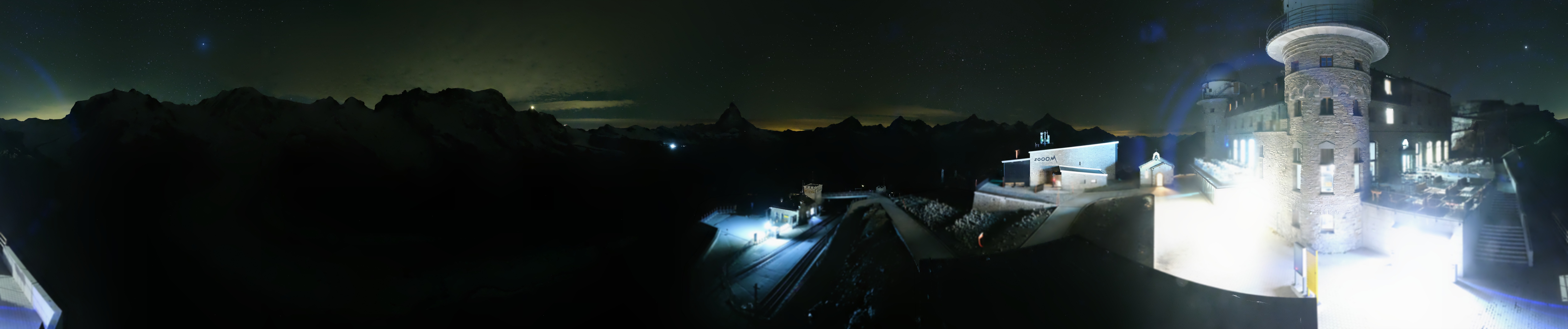 Archived image Webcam Gornergrat Kulm Zermatt