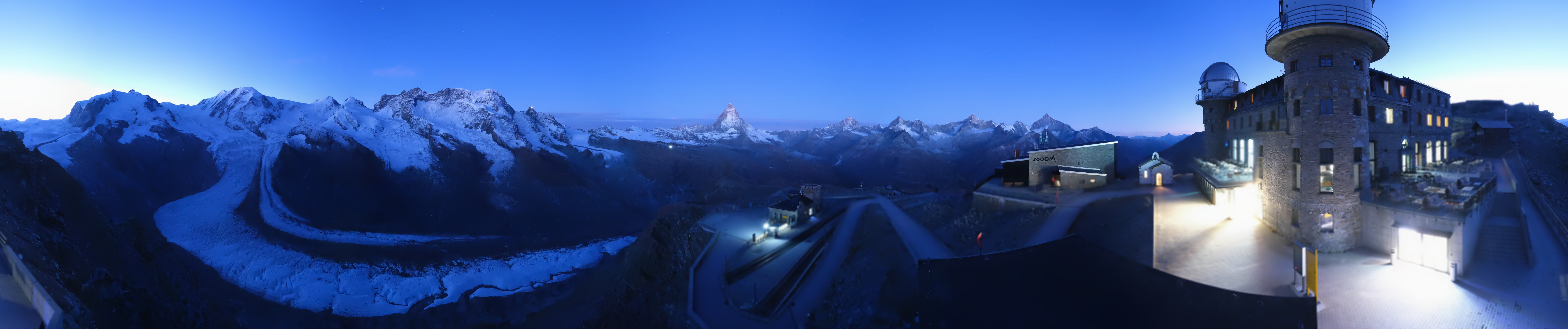 Archived image Webcam Gornergrat Kulm Zermatt