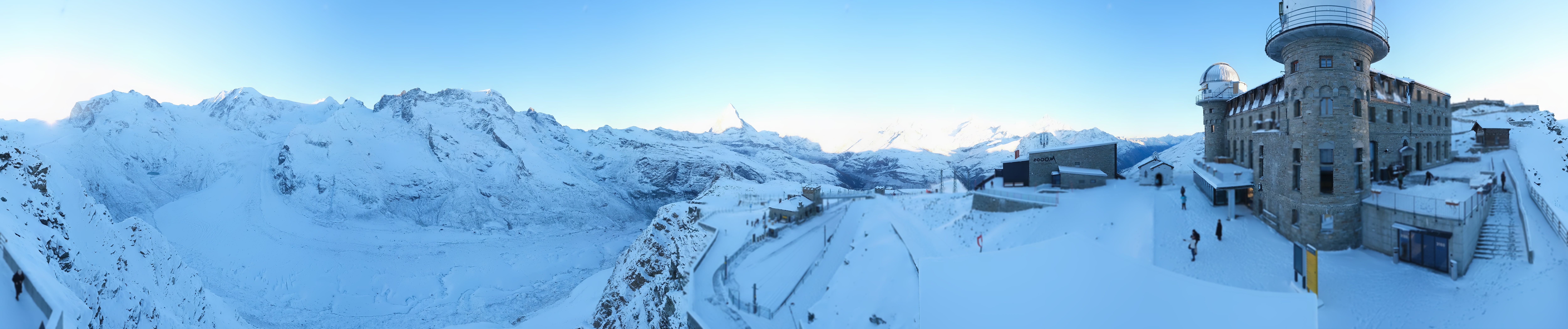 Archiv Foto Webcam Gornergrat Kulm Zermatt