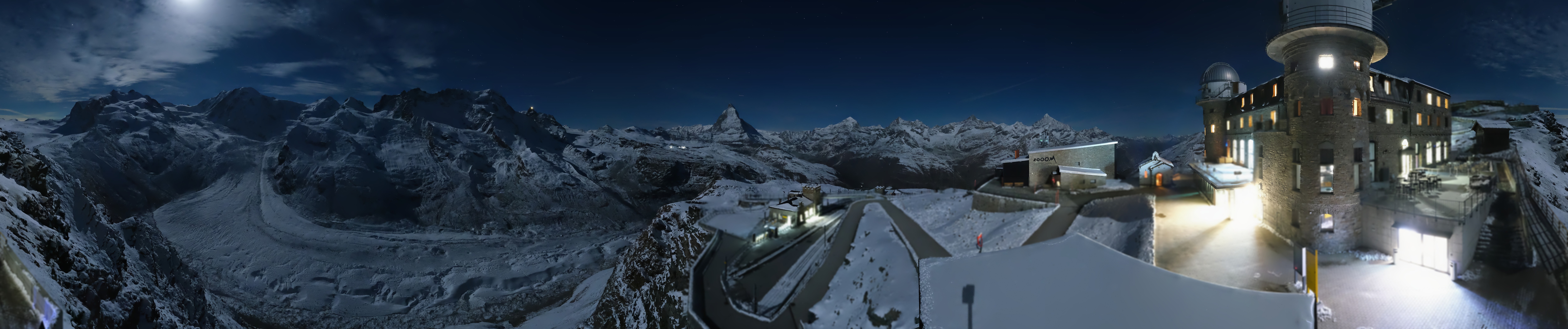 Archiv Foto Webcam Gornergrat Kulm Zermatt