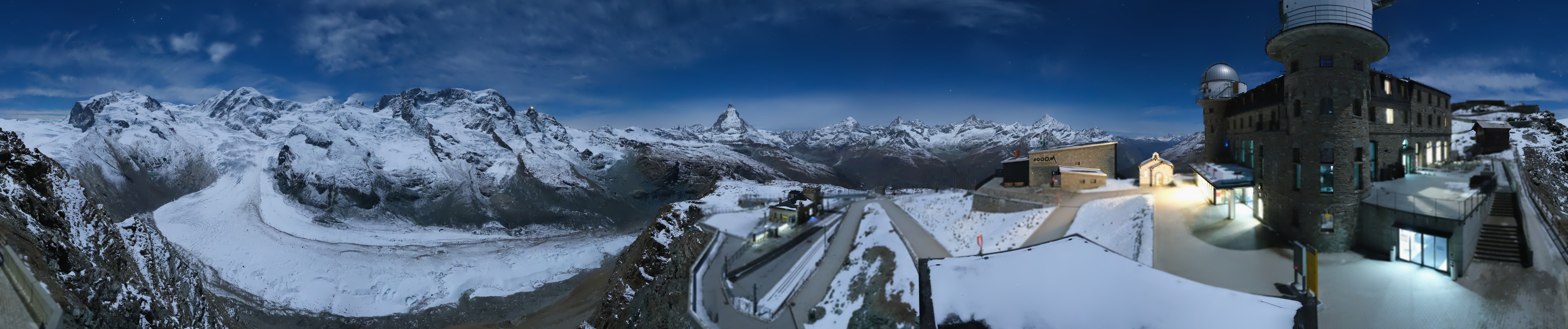 Archiv Foto Webcam Gornergrat Kulm Zermatt