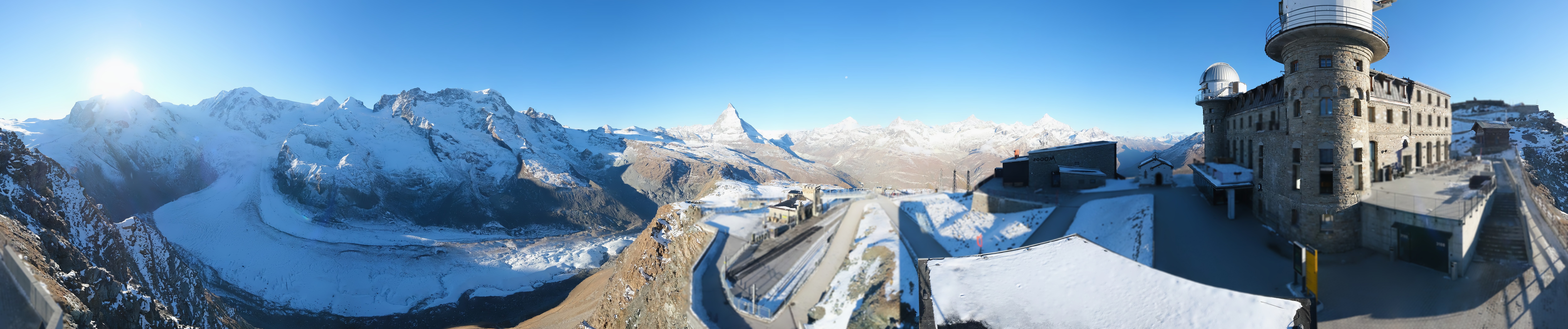Archiv Foto Webcam Gornergrat Kulm Zermatt