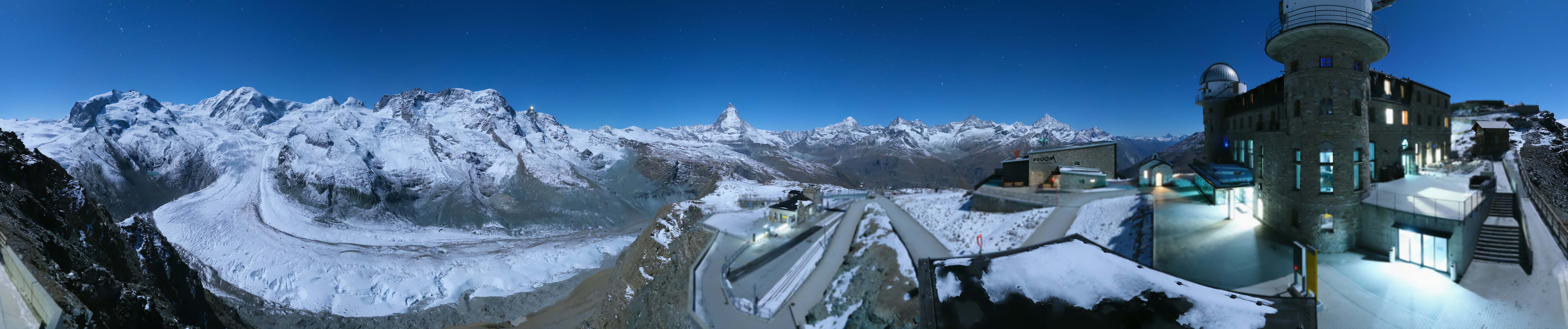 Archiv Foto Webcam Gornergrat Kulm Zermatt