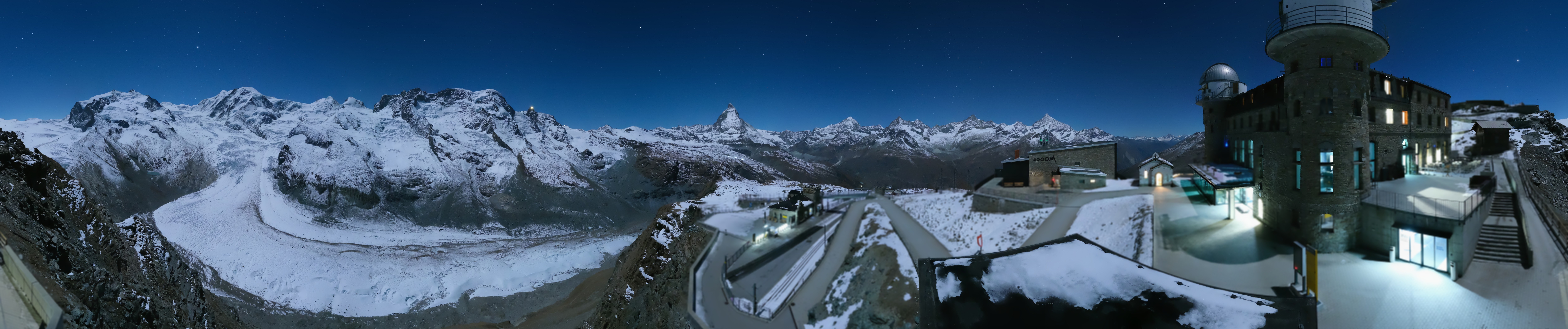 Archiv Foto Webcam Gornergrat Kulm Zermatt