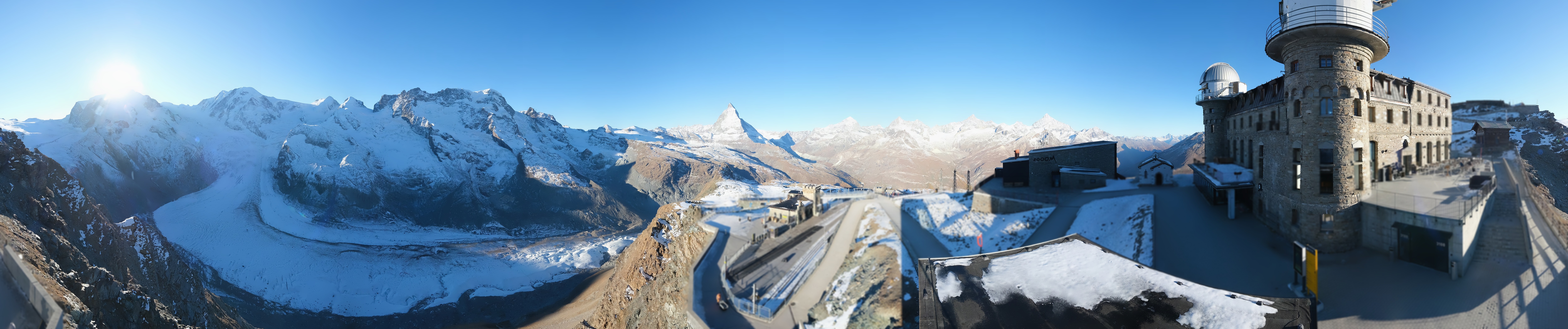 Archiv Foto Webcam Gornergrat Kulm Zermatt