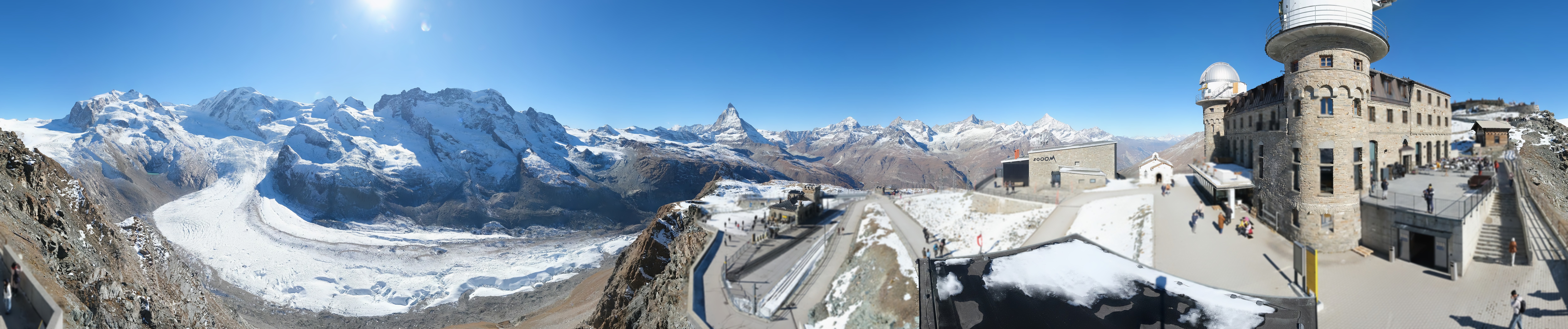 Archiv Foto Webcam Gornergrat Kulm Zermatt