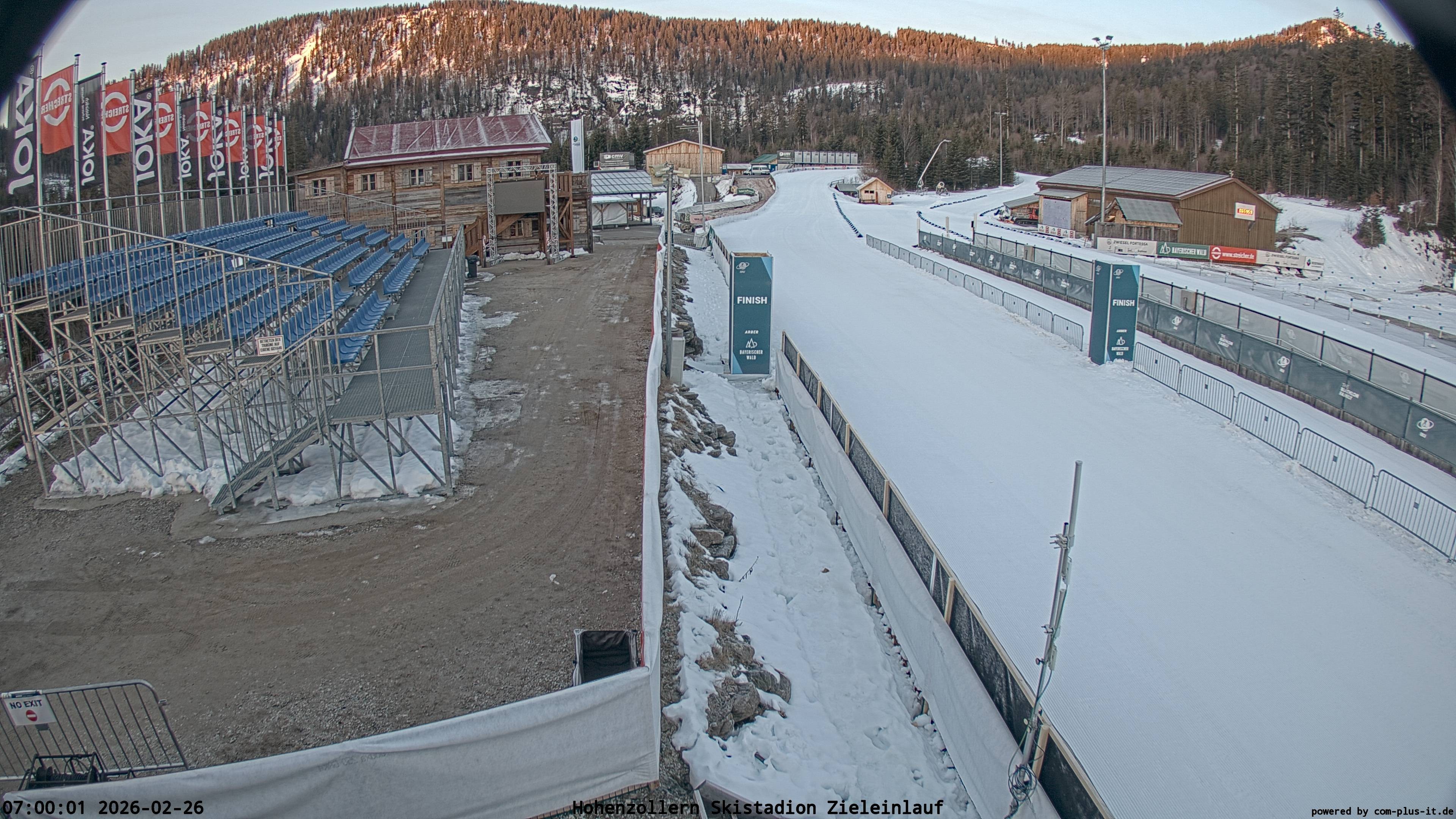 Archived image Webcam Arber Biathlon Stadium