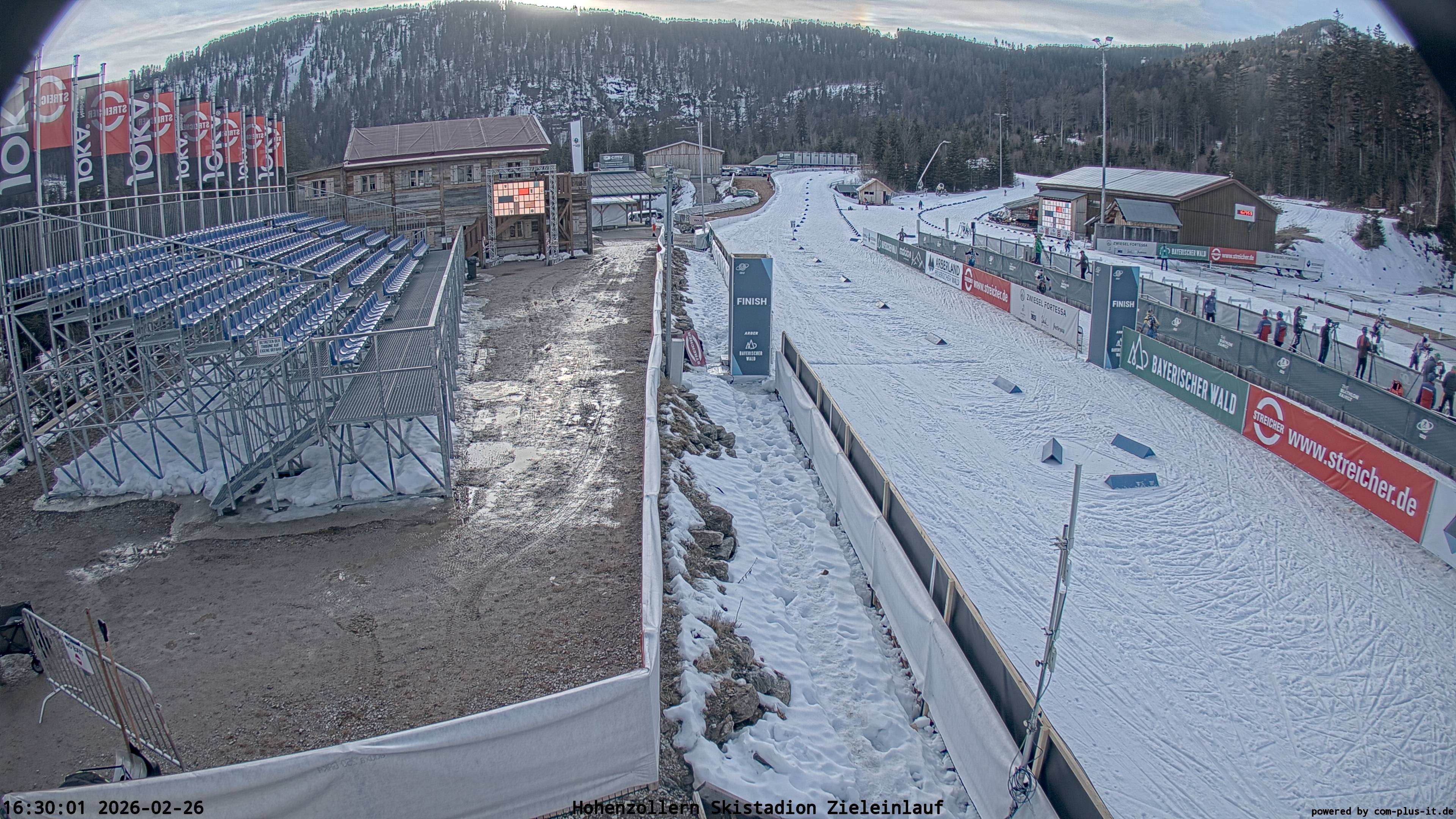 Archived image Webcam Arber Biathlon Stadium