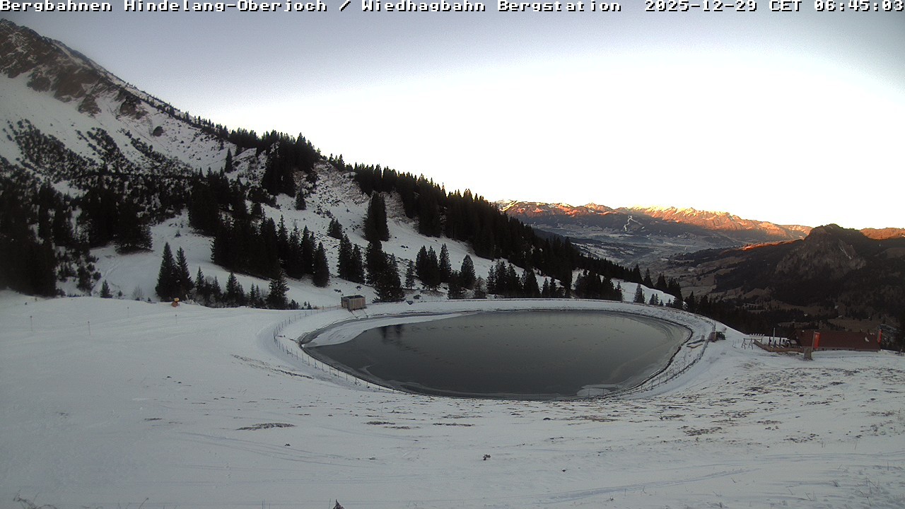Archiv Foto Webcam Bad Hindelang - Bergstation Wiedhag Alpe