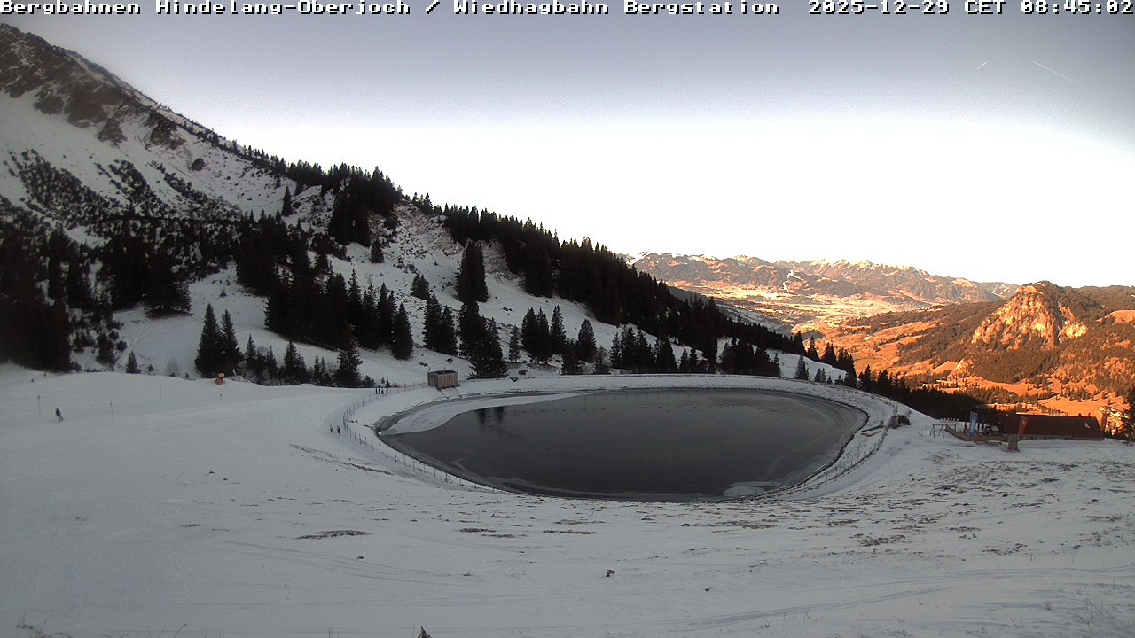 Archiv Foto Webcam Bad Hindelang - Bergstation Wiedhag Alpe