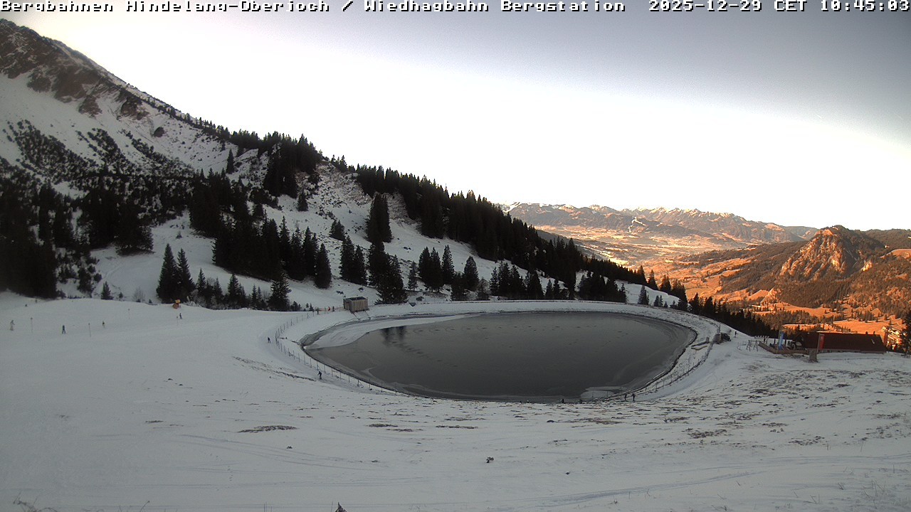 Archiv Foto Webcam Bad Hindelang - Bergstation Wiedhag Alpe