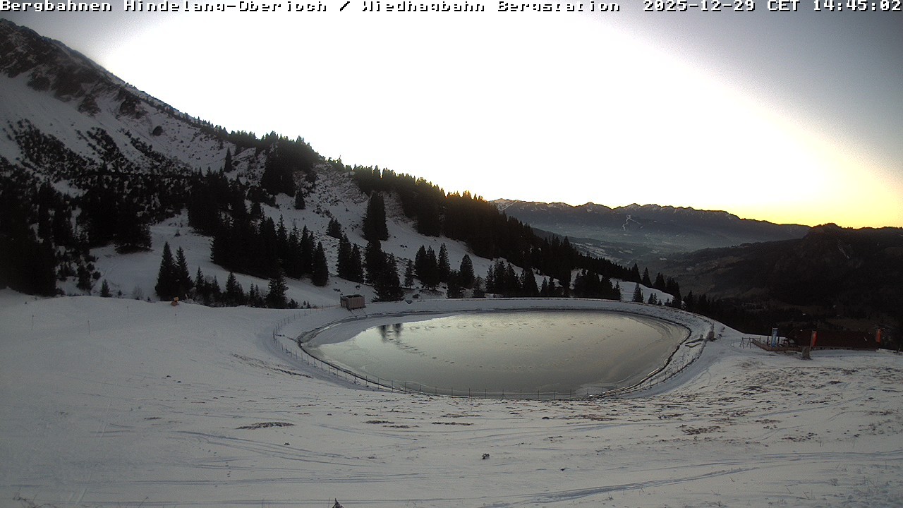 Archiv Foto Webcam Bad Hindelang - Bergstation Wiedhag Alpe