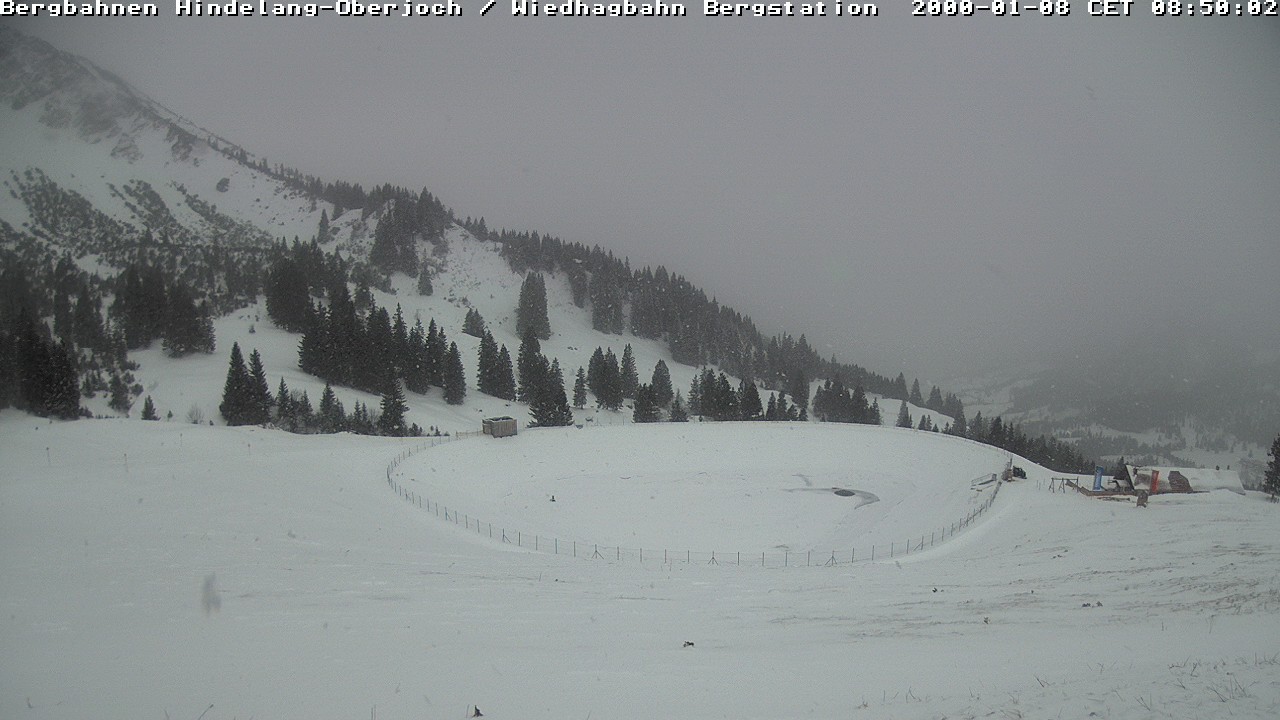 Archiv Foto Webcam Bad Hindelang - Bergstation Wiedhag Alpe