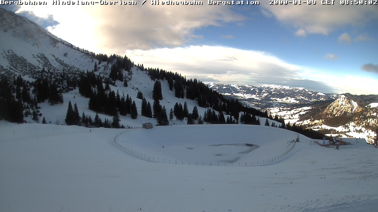 Archiv Foto Webcam Bad Hindelang - Bergstation Wiedhag Alpe