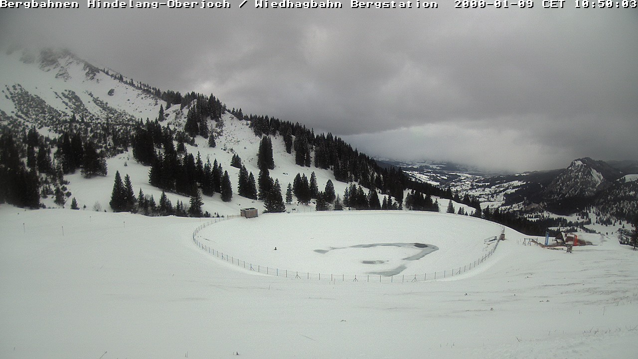 Archiv Foto Webcam Bad Hindelang - Bergstation Wiedhag Alpe