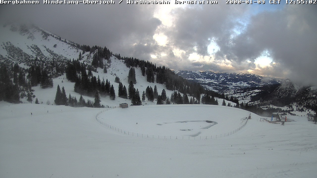 Archiv Foto Webcam Bad Hindelang - Bergstation Wiedhag Alpe