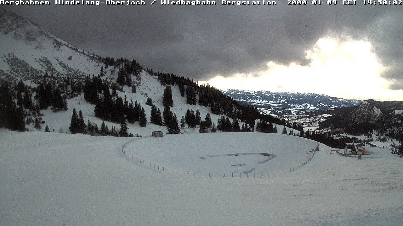 Archiv Foto Webcam Bad Hindelang - Bergstation Wiedhag Alpe