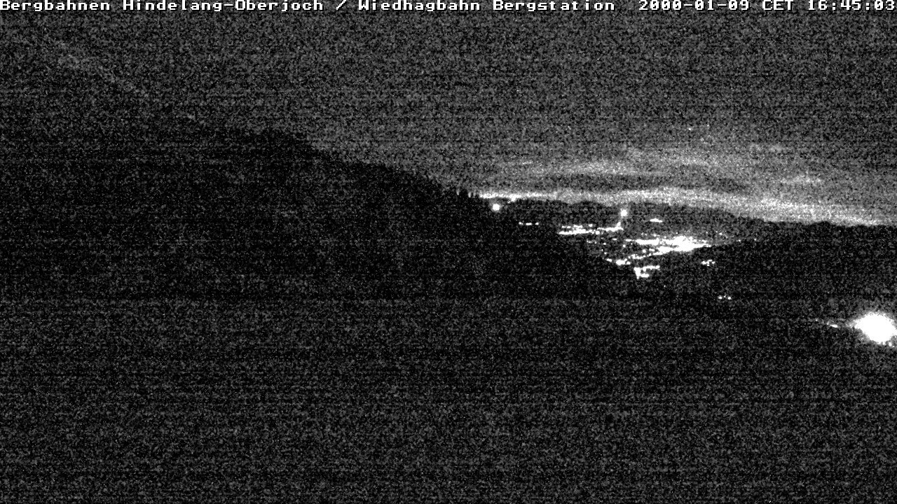 Archiv Foto Webcam Bad Hindelang - Bergstation Wiedhag Alpe