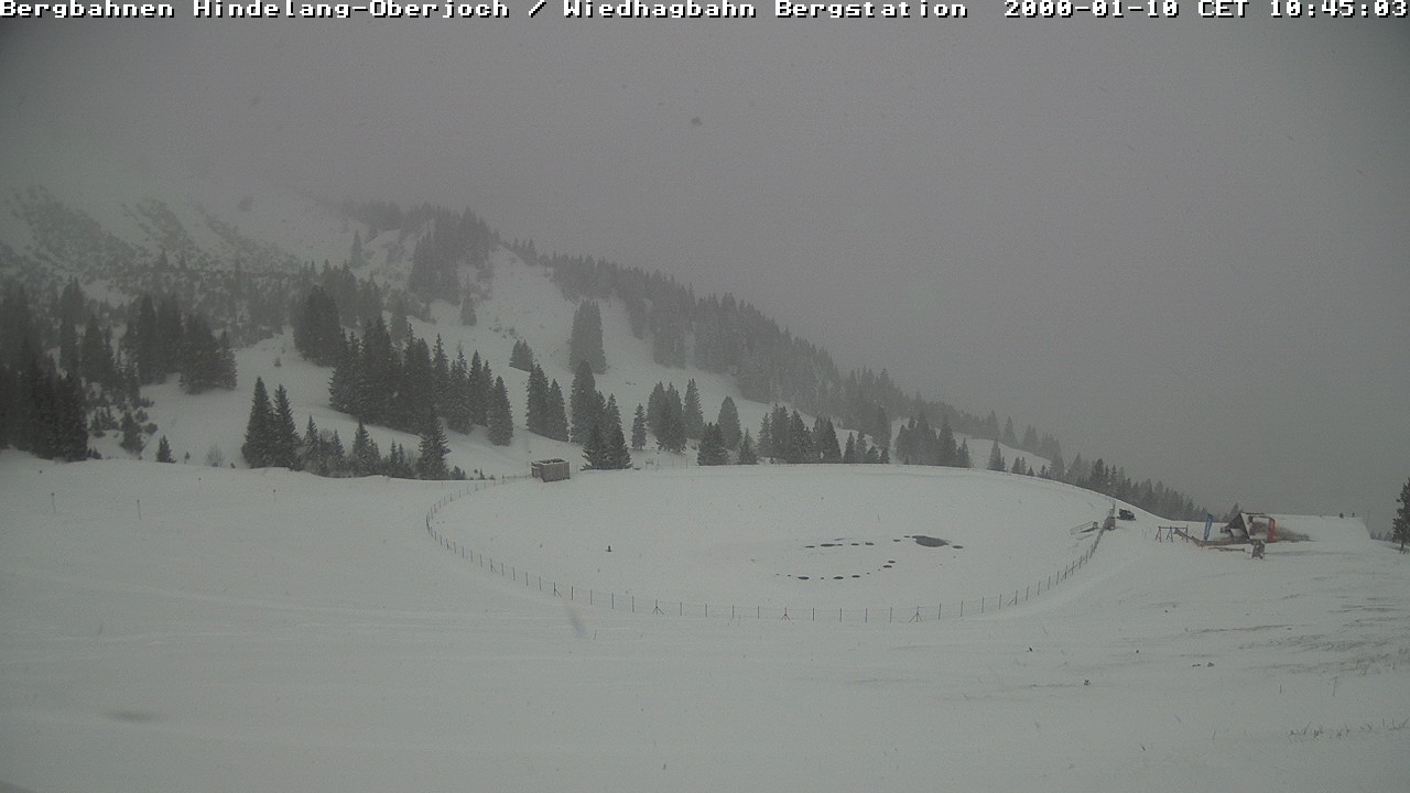 Archived image Webcam Bad Hindelang - Wiedhag Alp top station
