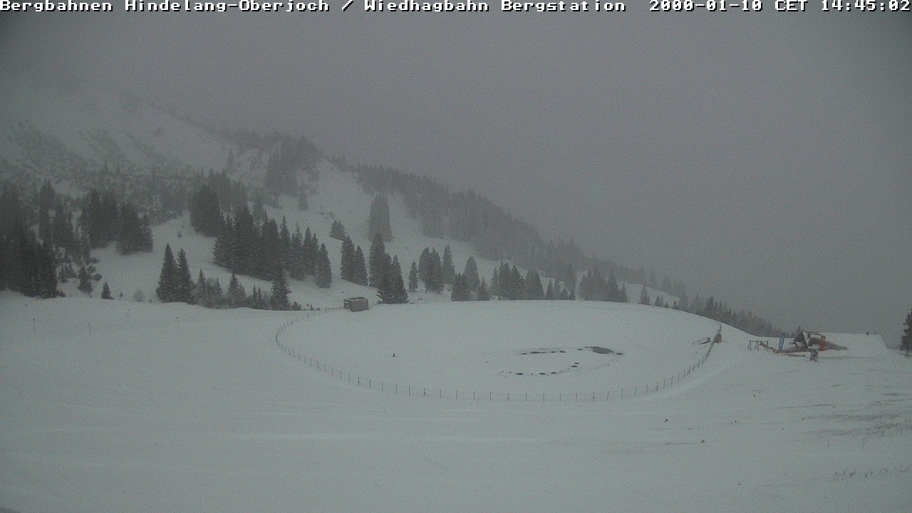 Archived image Webcam Bad Hindelang - Wiedhag Alp top station