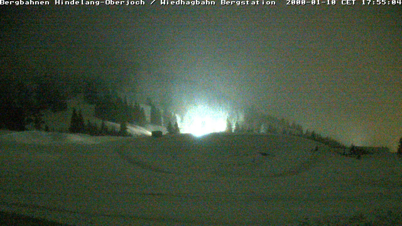 Archived image Webcam Bad Hindelang - Wiedhag Alp top station