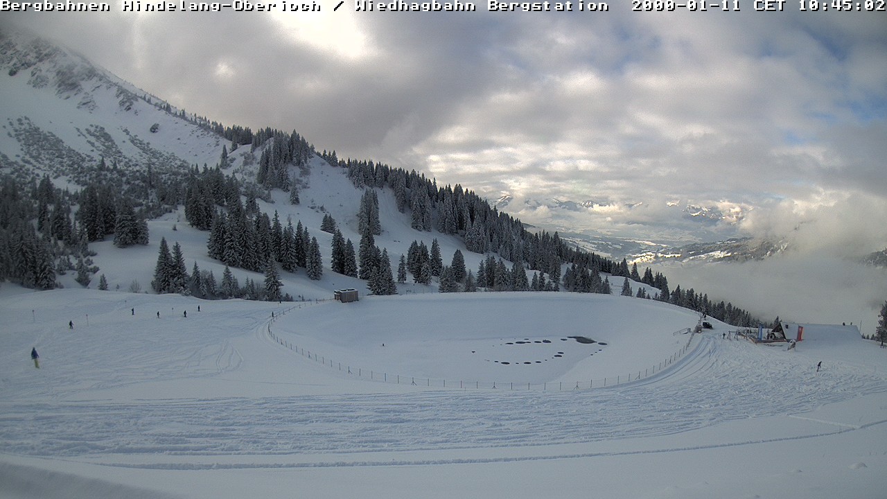 Archiv Foto Webcam Bad Hindelang - Bergstation Wiedhag Alpe