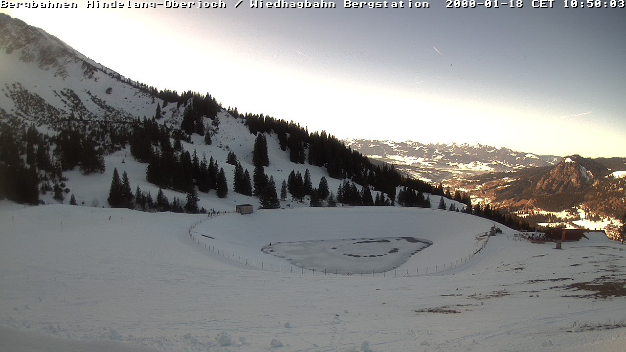 Archiv Foto Webcam Bad Hindelang - Bergstation Wiedhag Alpe