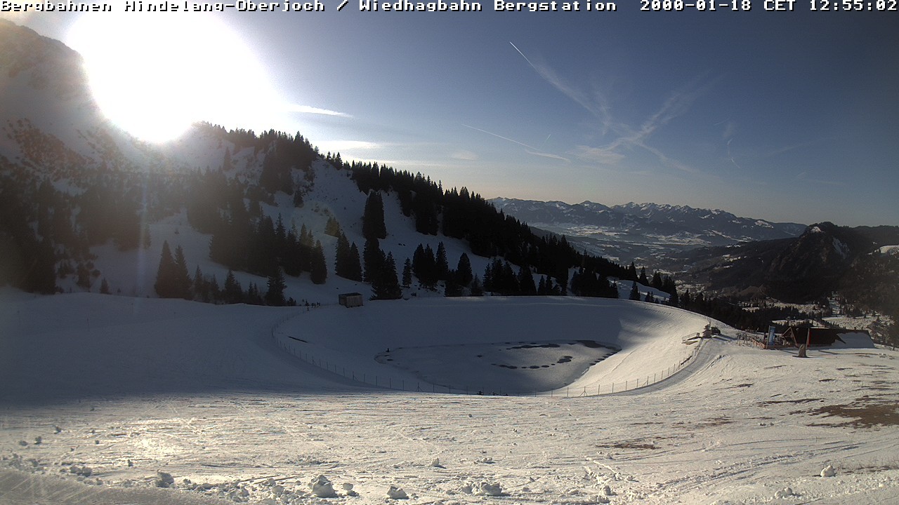 Archiv Foto Webcam Bad Hindelang - Bergstation Wiedhag Alpe