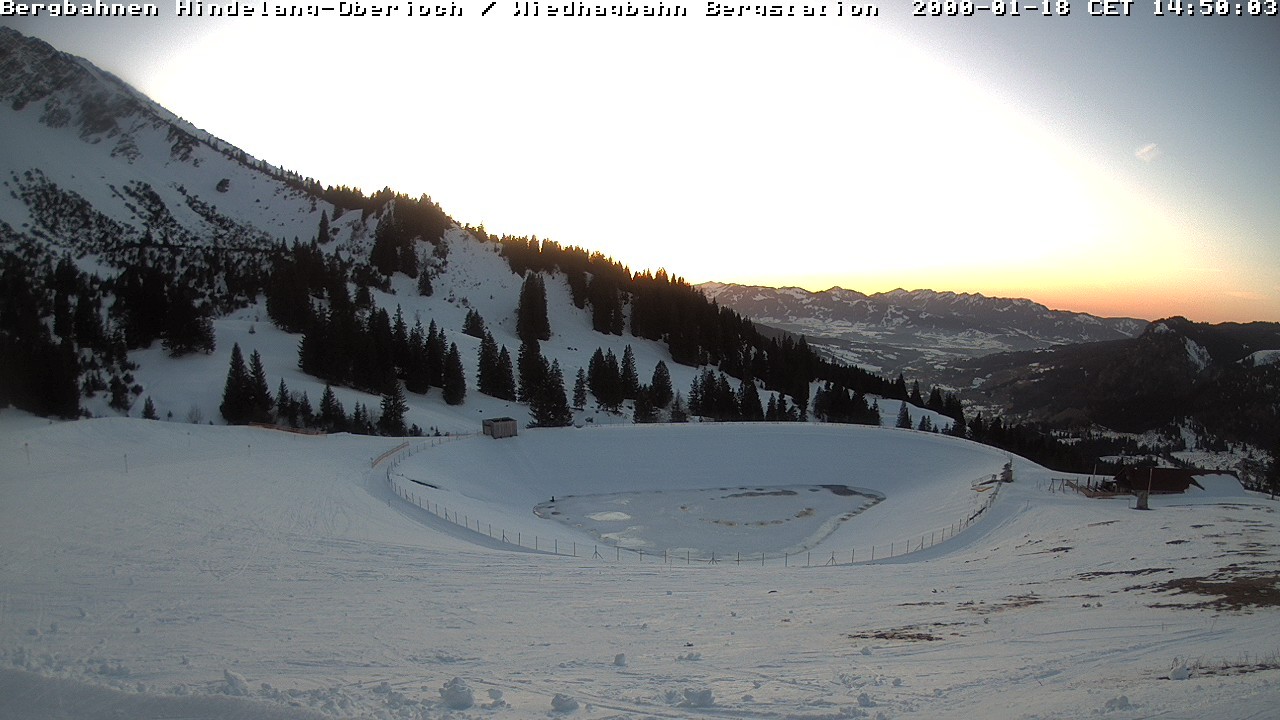 Archiv Foto Webcam Bad Hindelang - Bergstation Wiedhag Alpe