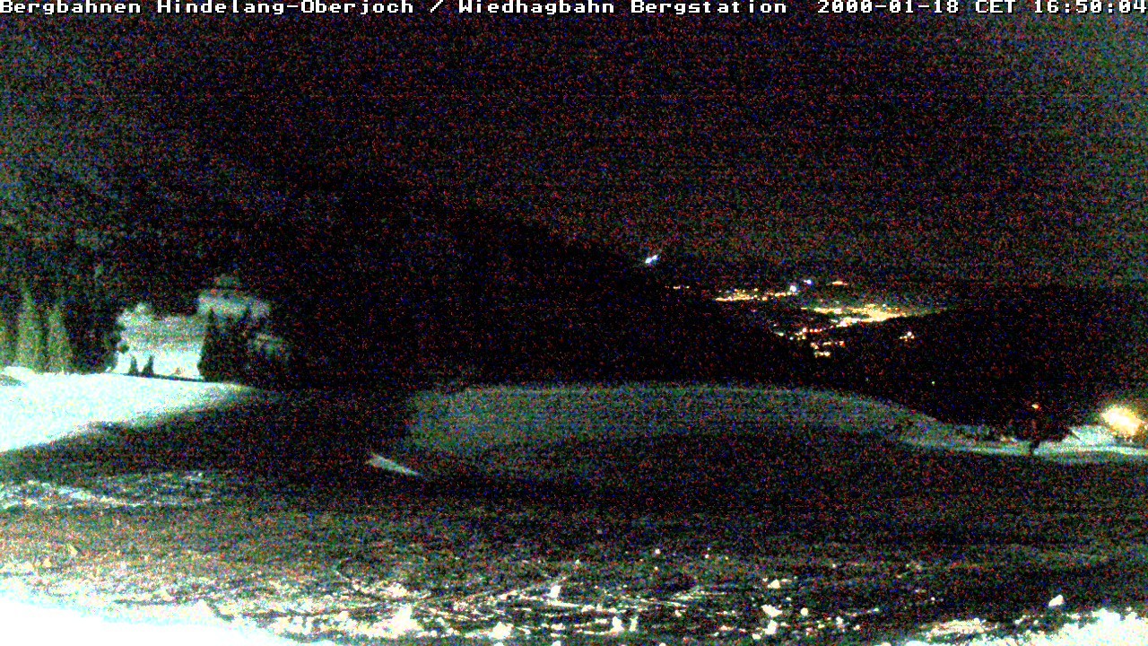 Archiv Foto Webcam Bad Hindelang - Bergstation Wiedhag Alpe