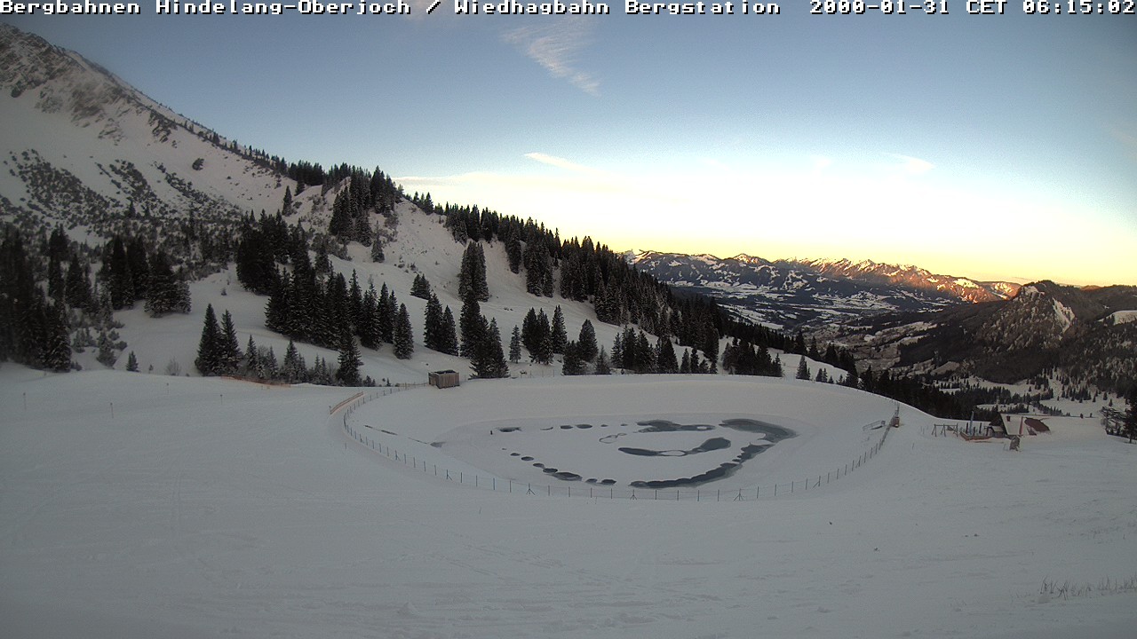 Archiv Foto Webcam Bad Hindelang - Bergstation Wiedhag Alpe