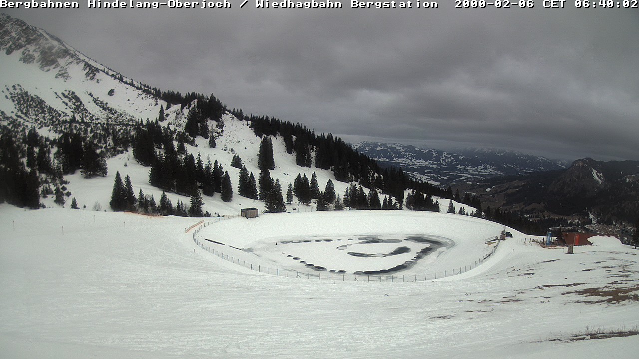 Archiv Foto Webcam Bad Hindelang - Bergstation Wiedhag Alpe