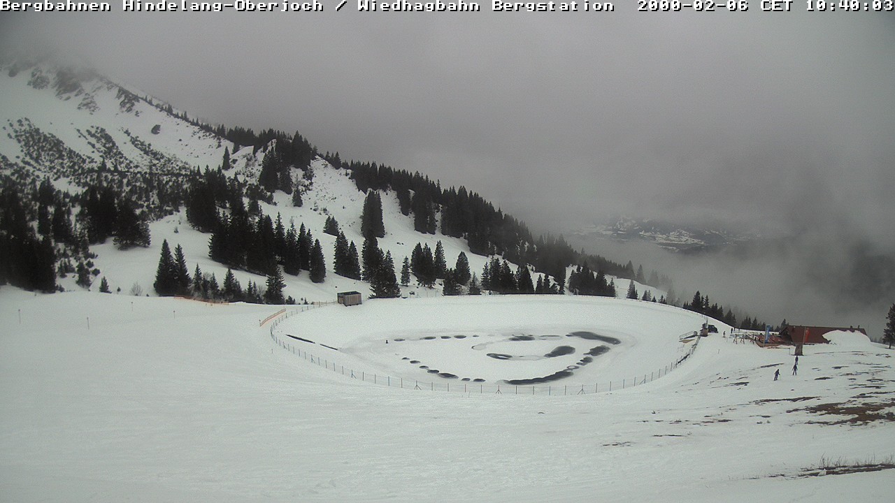 Archiv Foto Webcam Bad Hindelang - Bergstation Wiedhag Alpe