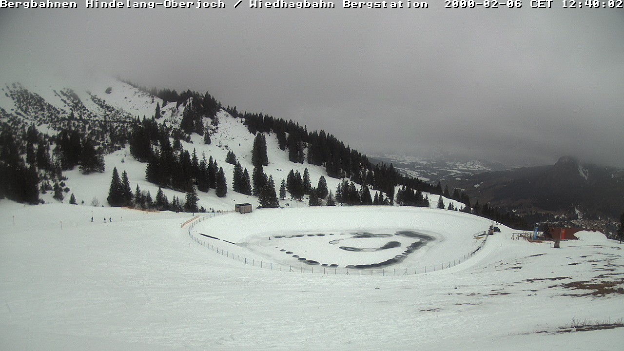 Archiv Foto Webcam Bad Hindelang - Bergstation Wiedhag Alpe