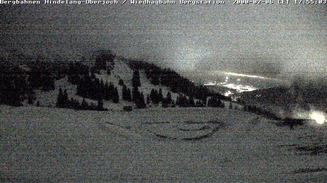Archiv Foto Webcam Bad Hindelang - Bergstation Wiedhag Alpe