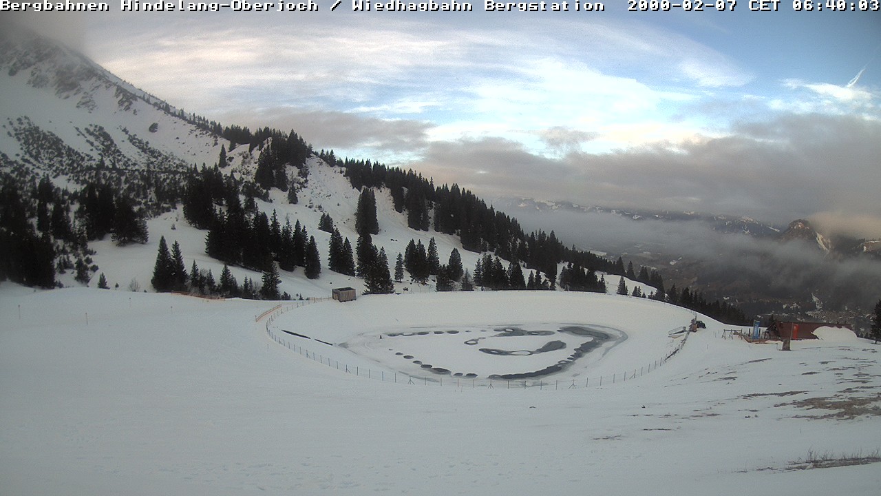 Archiv Foto Webcam Bad Hindelang - Bergstation Wiedhag Alpe