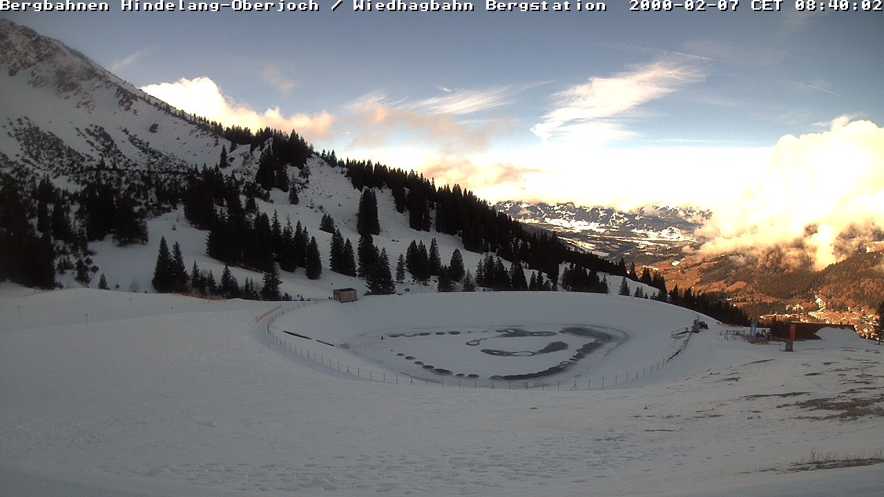 Archiv Foto Webcam Bad Hindelang - Bergstation Wiedhag Alpe