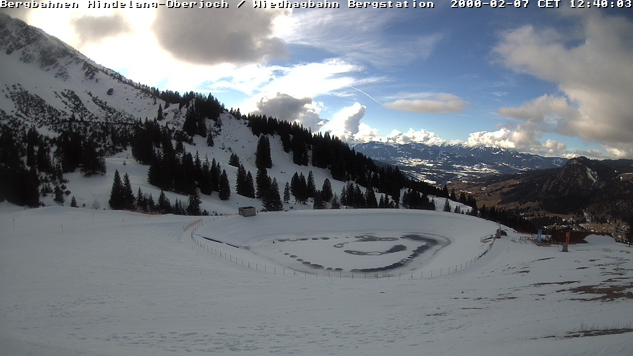 Archiv Foto Webcam Bad Hindelang - Bergstation Wiedhag Alpe