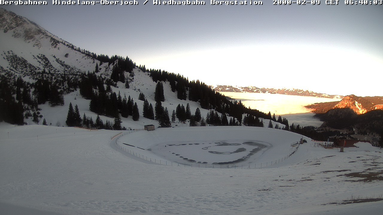 Archiv Foto Webcam Bad Hindelang - Bergstation Wiedhag Alpe