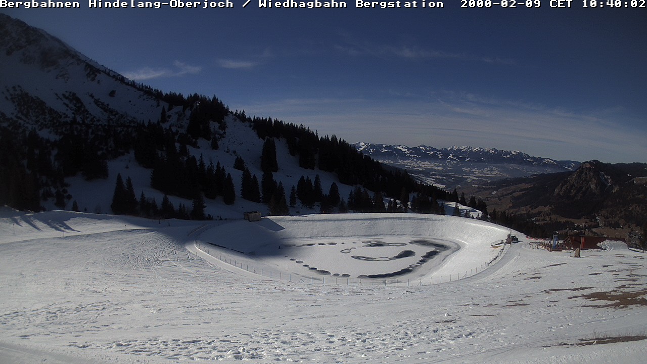 Archiv Foto Webcam Bad Hindelang - Bergstation Wiedhag Alpe