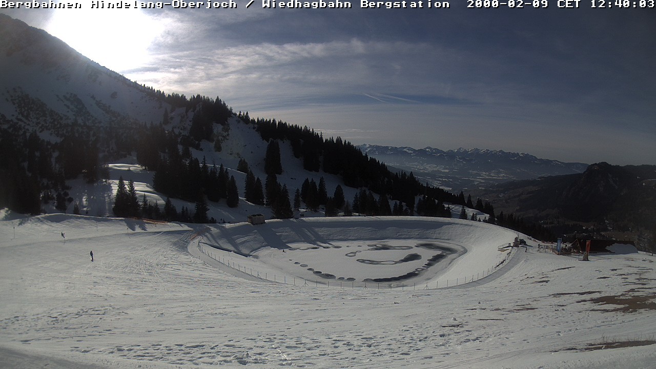 Archiv Foto Webcam Bad Hindelang - Bergstation Wiedhag Alpe