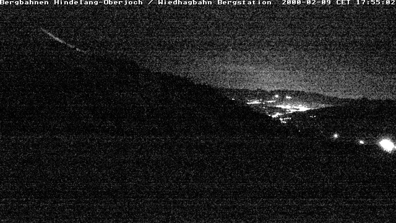 Archiv Foto Webcam Bad Hindelang - Bergstation Wiedhag Alpe