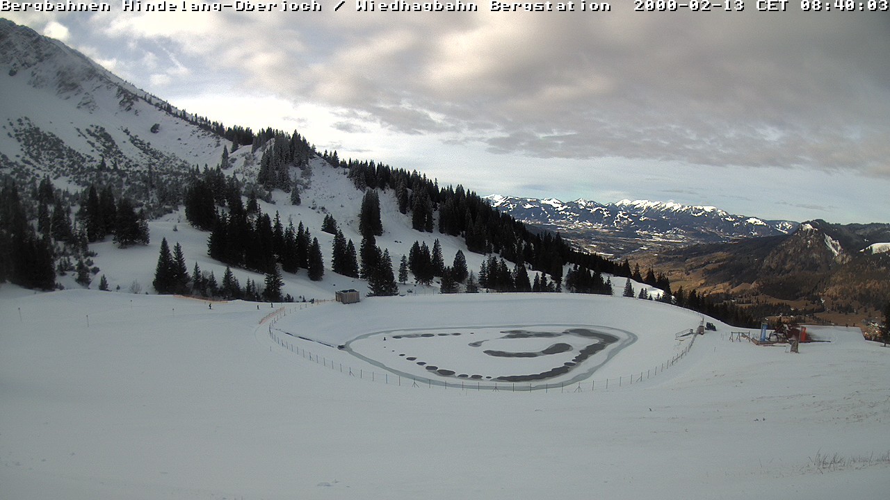 Archiv Foto Webcam Bad Hindelang - Bergstation Wiedhag Alpe