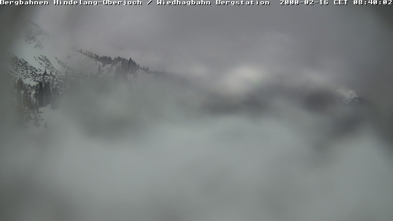 Archiv Foto Webcam Bad Hindelang - Bergstation Wiedhag Alpe