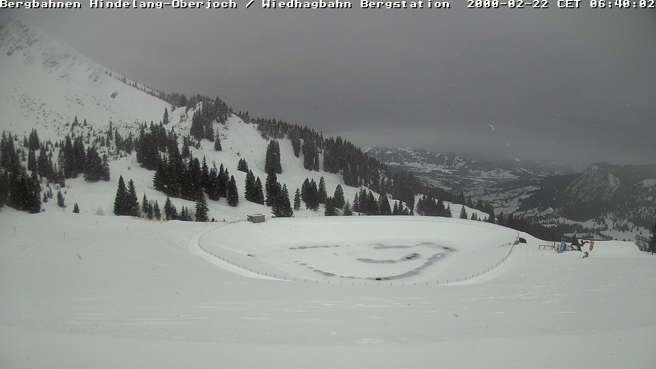 Archiv Foto Webcam Bad Hindelang - Bergstation Wiedhag Alpe