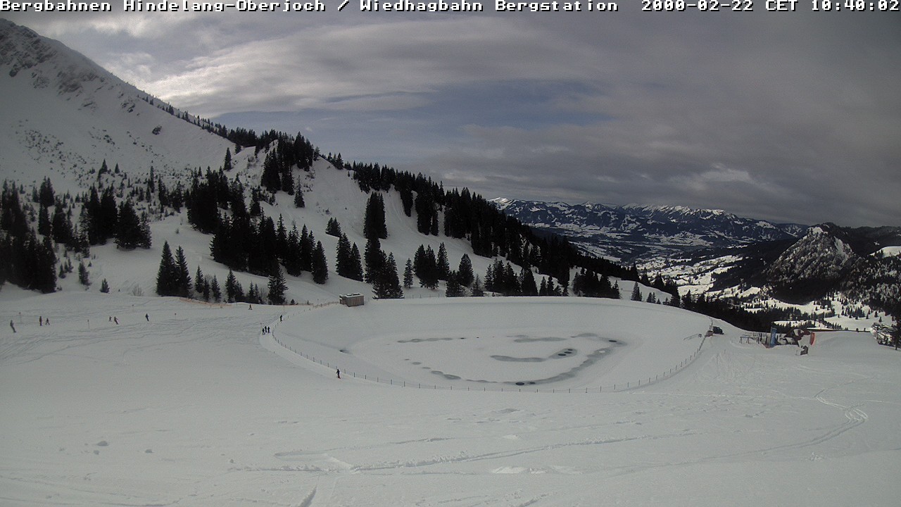 Archiv Foto Webcam Bad Hindelang - Bergstation Wiedhag Alpe