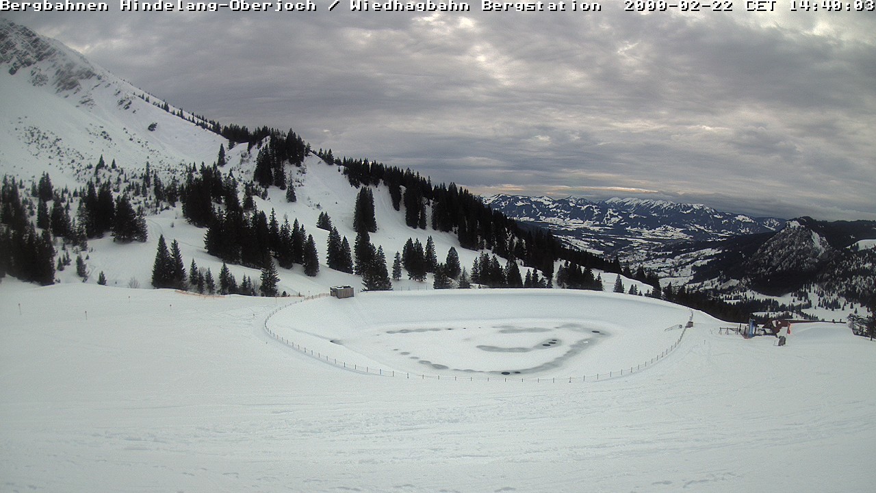 Archiv Foto Webcam Bad Hindelang - Bergstation Wiedhag Alpe