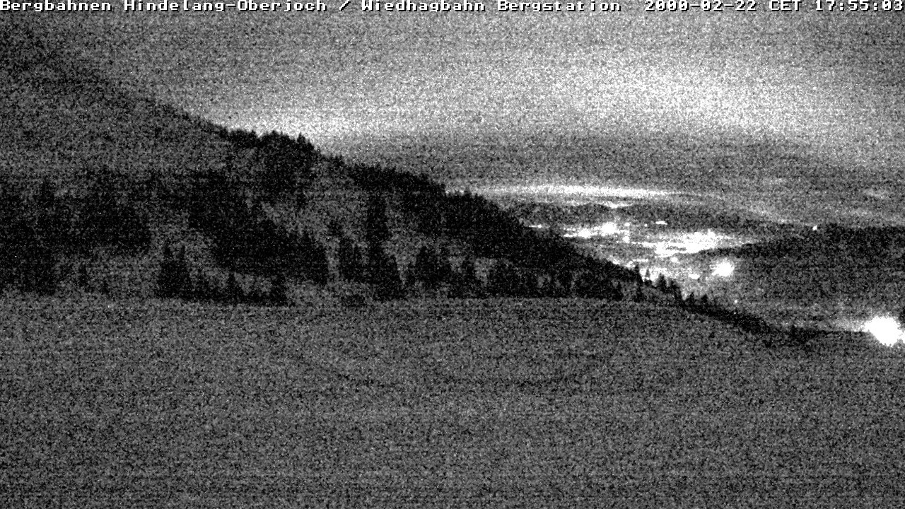 Archiv Foto Webcam Bad Hindelang - Bergstation Wiedhag Alpe