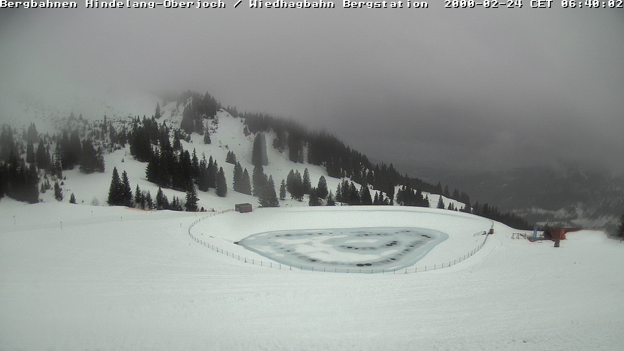Archiv Foto Webcam Bad Hindelang - Bergstation Wiedhag Alpe
